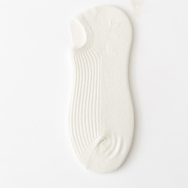 Simple Color Ankle Socks(9 Pairs) - White - EU39-44(US6-10) - image 19