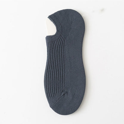 Simple Color Ankle Socks(9 Pairs) - Navy Blue - EU39-44(US6-10) - image 16