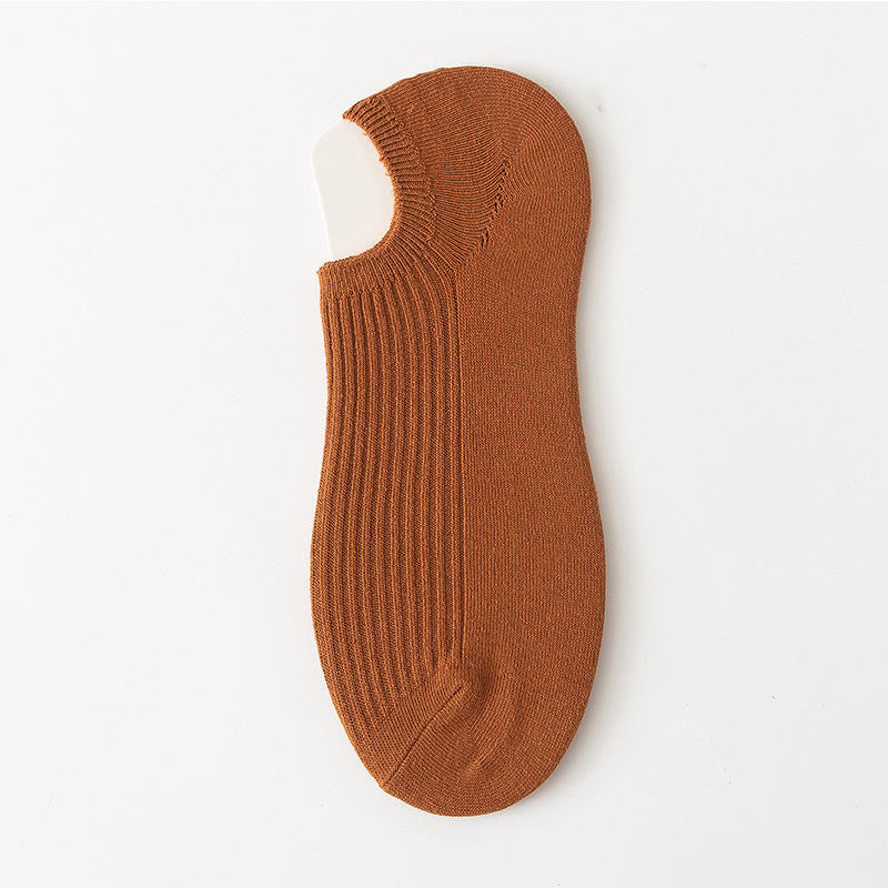 Simple Color Ankle Socks(9 Pairs) - Orange - EU39-44(US6-10) - image 18