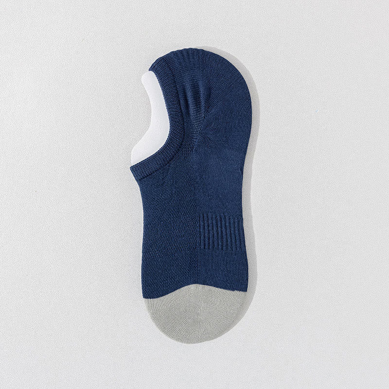 Classic Color Matching Ankle Socks(6 Pairs) - Navy Blue - EU39-44(US6-10) - image 16