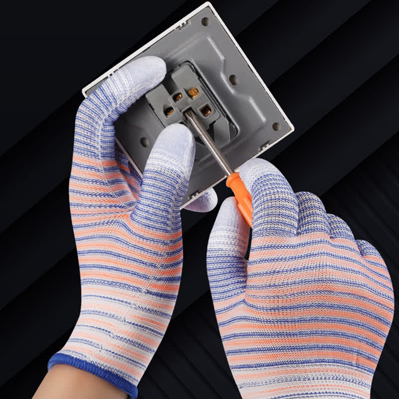 Zebra Print Abrasion Resistant Work Gloves(24 Pairs) - image 5