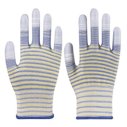 Zebra Print Abrasion Resistant Work Gloves(24 Pairs) - C - One Size - image 11