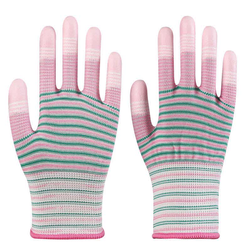 Zebra Print Abrasion Resistant Work Gloves(24 Pairs) - D - One Size - image 12