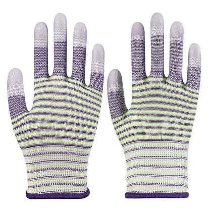 Zebra Print Abrasion Resistant Work Gloves(24 Pairs) - E - One Size - image 13