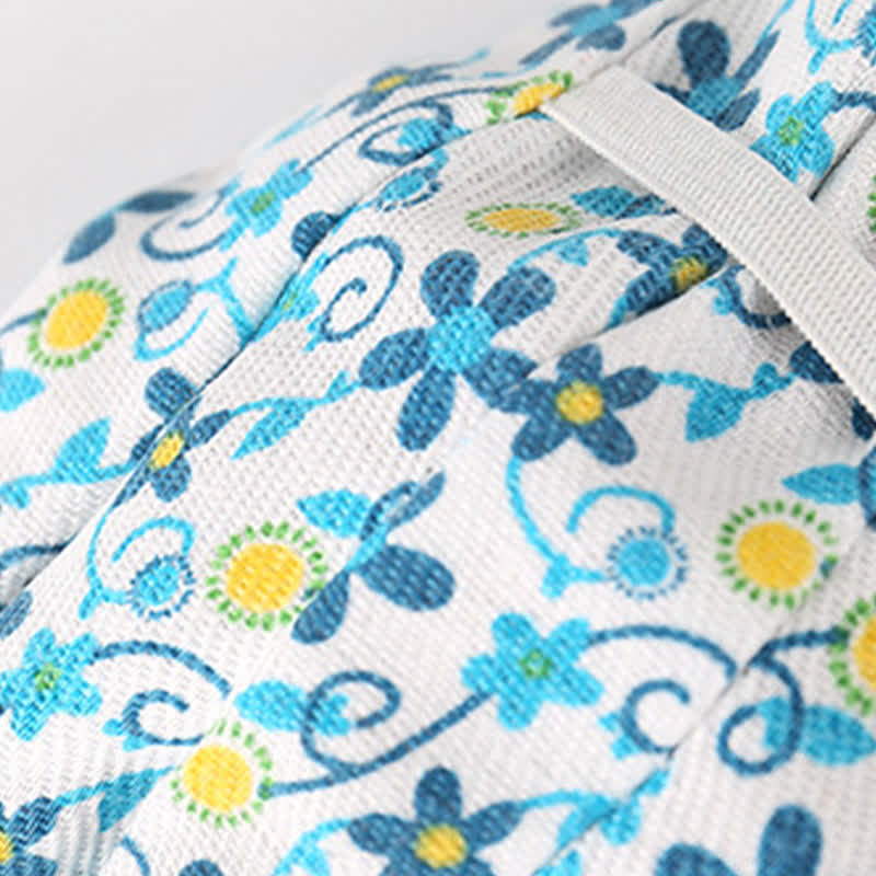 Floral Printed Garden Protective Knitted Gloves(3 Pairs) - image 4