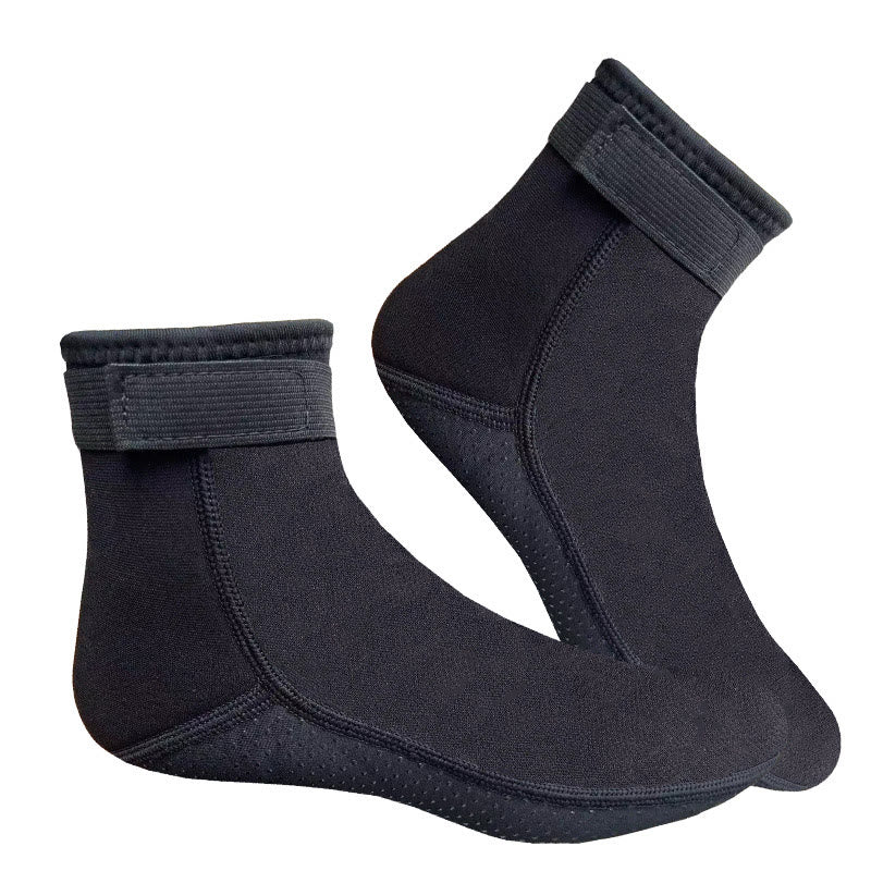 Plus Size Slip Resistant Water Socks - Black - 2XL - image 1