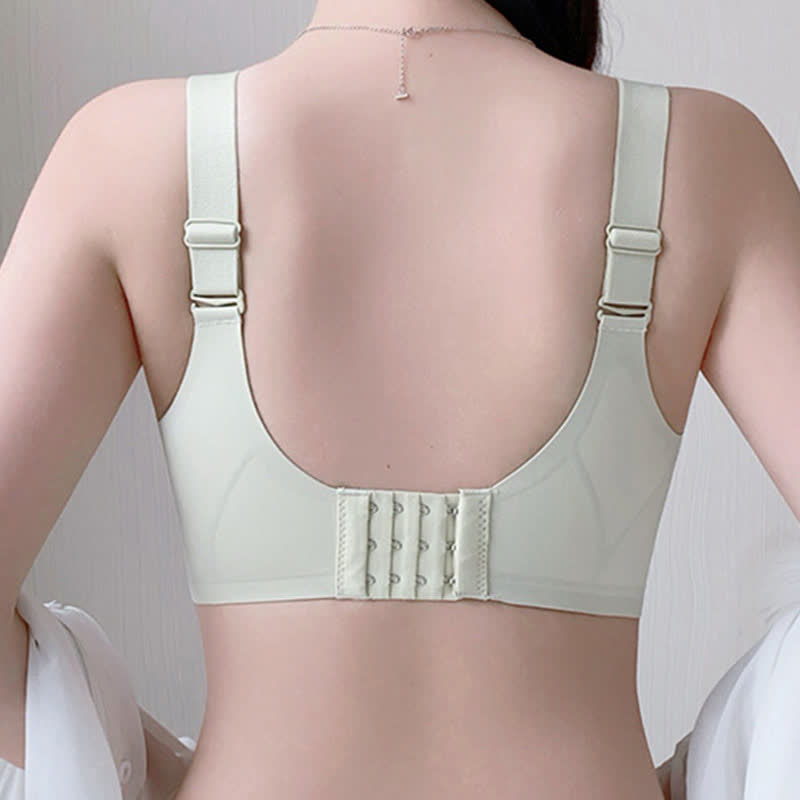 Adjustable Front Closure Wireless Lift Bra - image 4