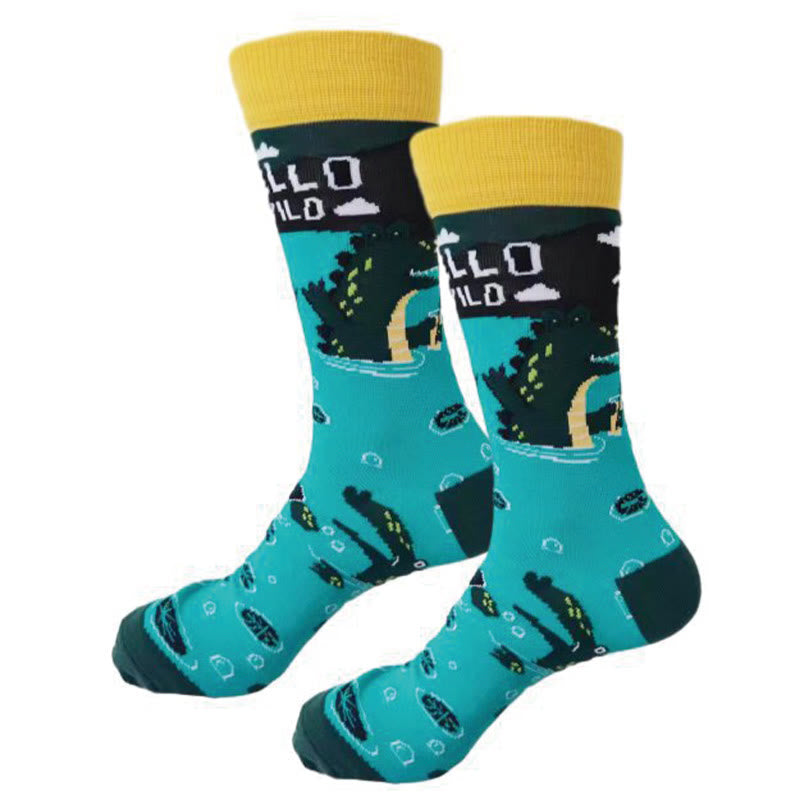 Crocodile Rabbit Quarter Socks(6 Pairs) - image 4