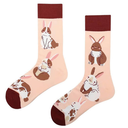 Crocodile Rabbit Quarter Socks(6 Pairs) - image 12