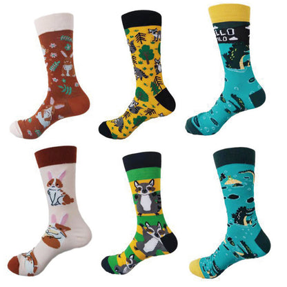 Crocodile Rabbit Quarter Socks(6 Pairs) - image 7