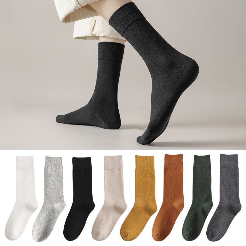 Soft Durable Crew Socks(8 Pairs) - Multicolor - EU35-39(US4.5-8) - image 8