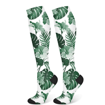 Monstera Leaves Compression Socks(3 Pairs) - Monstera(1 Pair) - S/M - image 8