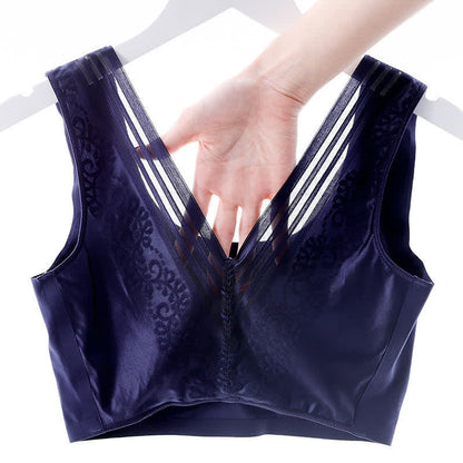 Seamless Wireless Bra with Back Beauty Design - image 11