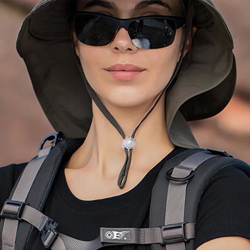 Outdoor Hiking Wide-Brim Bucket Hat - image 18