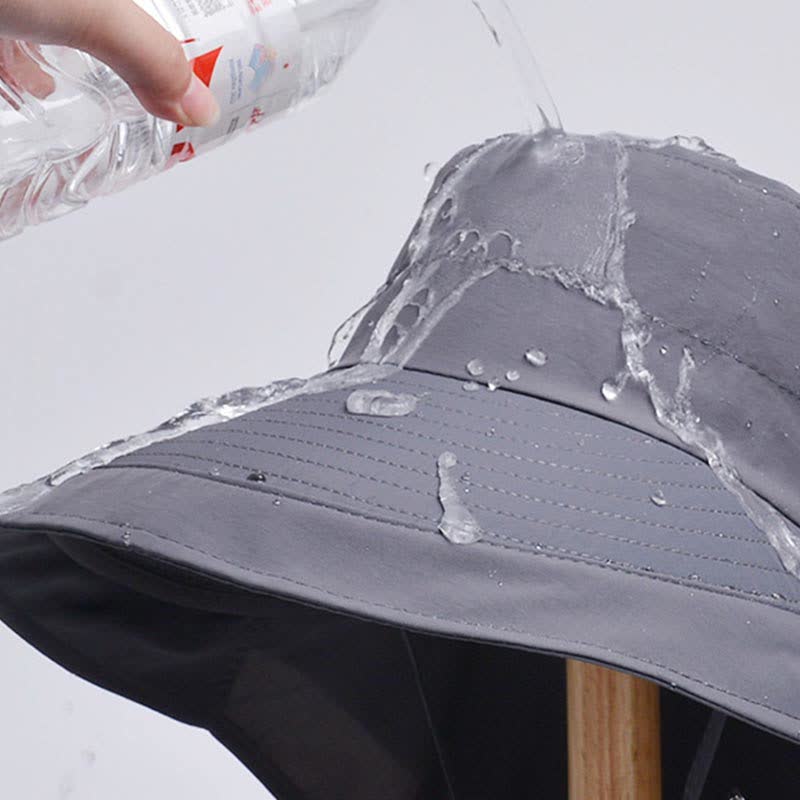 Outdoor Hiking Wide-Brim Bucket Hat - image 22