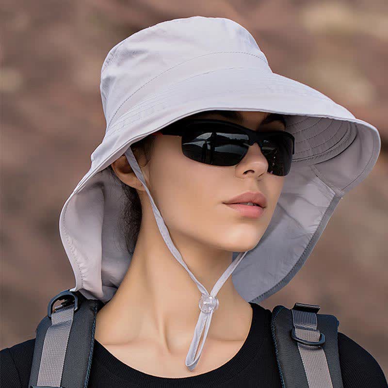 Outdoor Hiking Wide-Brim Bucket Hat - image 12