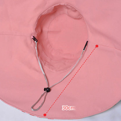 Reversible Wide-Brim Sun Bucket Hat - image 3