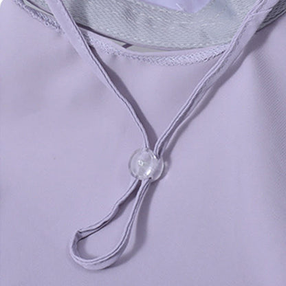 Sun Protection Bucket Hat with Attached Face Scarf - image 5