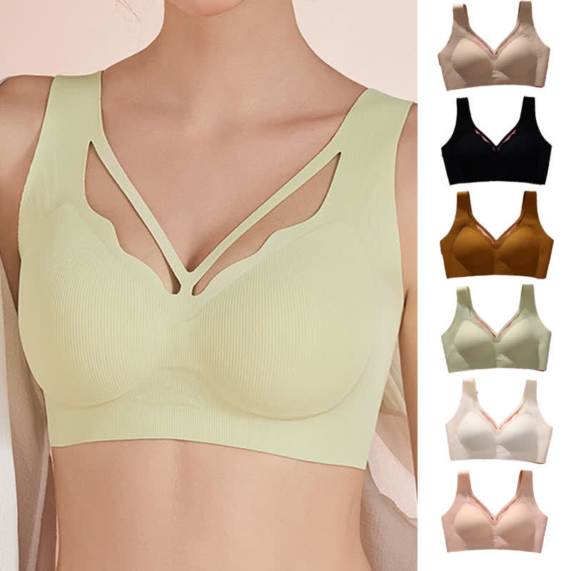 Fashion-Forward Thin Wireless Bra - image 0