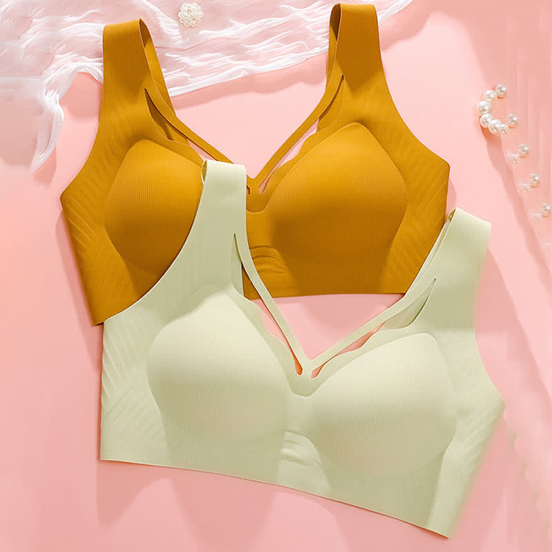 Fashion-Forward Thin Wireless Bra - image 2