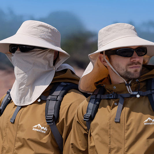 Detachable Face Mask Bucket Hat - image 0