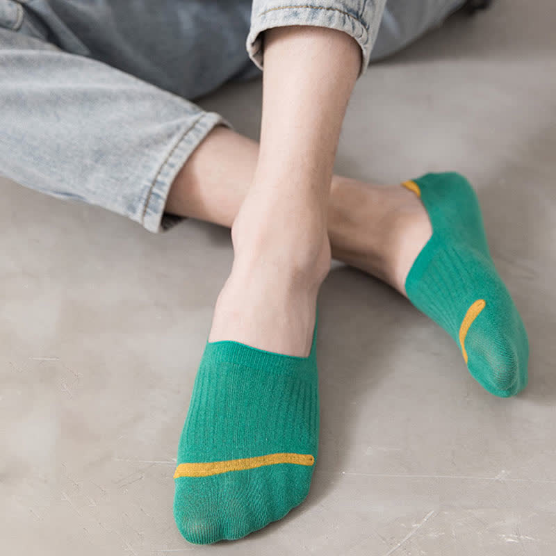 Cotton No-Show Socks with Heel Grips(10 Pairs) - image 4