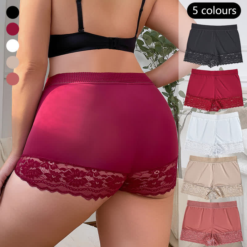 High Waist Lace Comfy Boyshort(2 Packs) - image 0