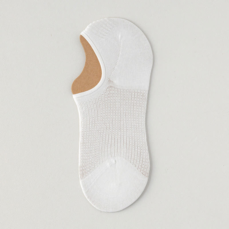 Lightweight Cotton Breathable No-Show Socks(7 Pairs) - White - EU39-45(U6-11) - image 10
