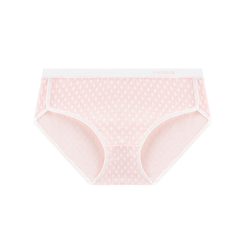 Mid-rise Jacquard Comfy Soft Brief(3 Packs) - Pink - 3XL - image 9