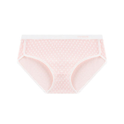 Mid-rise Jacquard Comfy Soft Brief(3 Packs) - Pink - 3XL - image 9