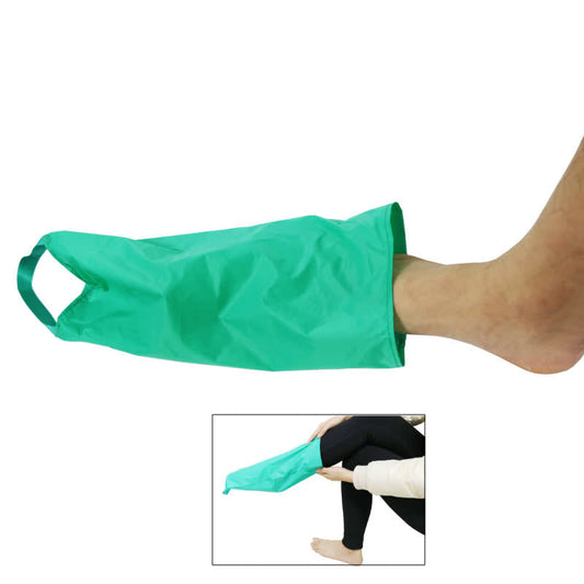 Anti-Friction Foot Sleeves for Pants Aid - Green - L - image 0