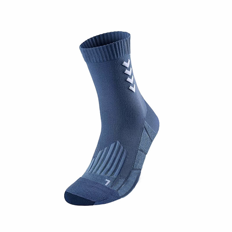 Arrow Striped Sports Ankle Compression Socks(5 Pairs) - Navy Blue - EU39-47(US6-12) - image 3