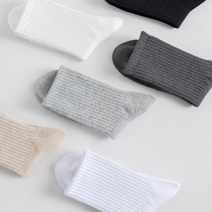 Solid Color Breathable Sports Socks(6 Pairs) - image 3