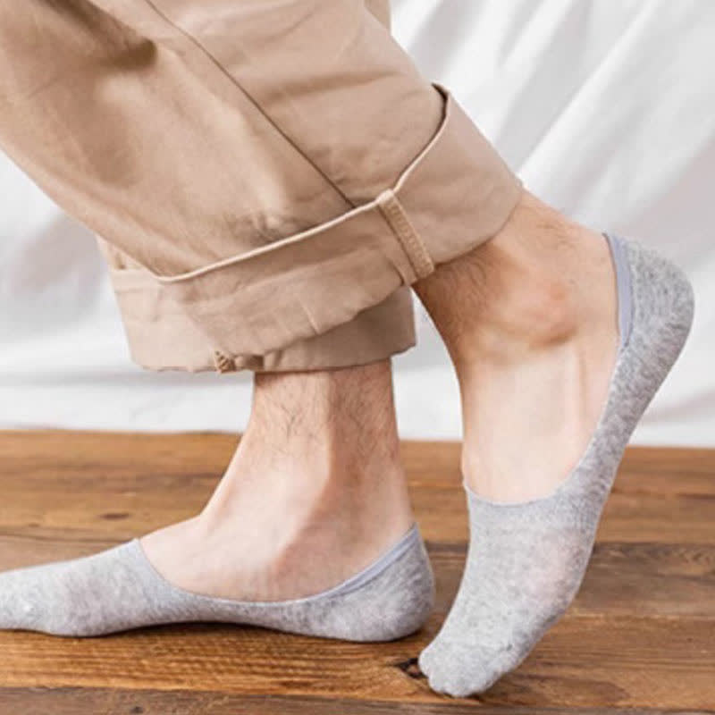 Cotton Invisible Socks(5 Pairs) - image 11