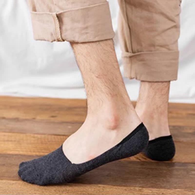 Cotton Invisible Socks(5 Pairs) - image 3