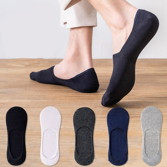 Cotton Invisible Socks(5 Pairs) - image 0
