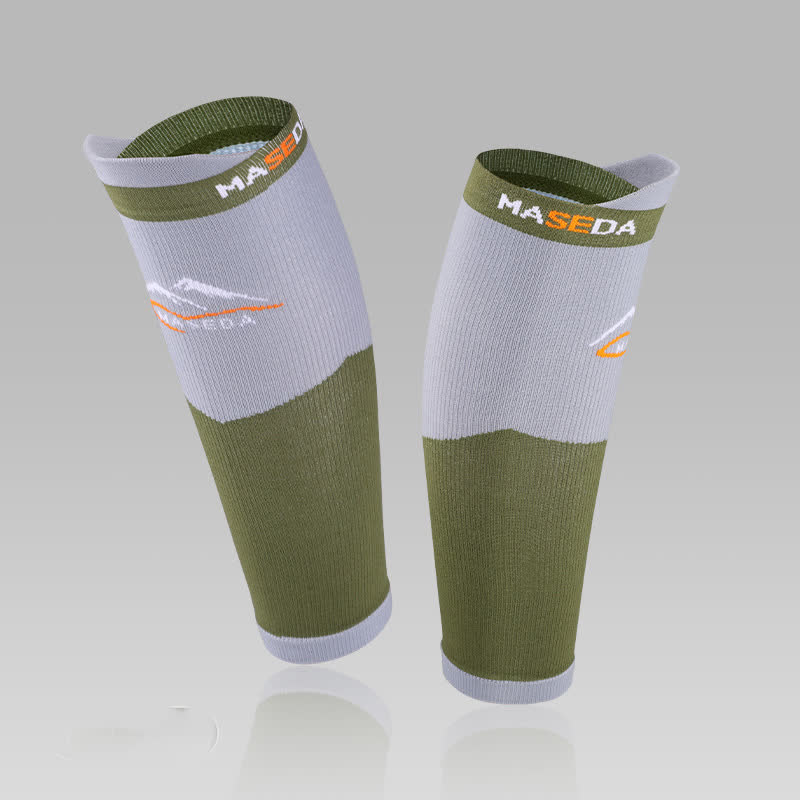 Outdoor Sports Compression Calf Sleeves - Grey - L - image 9