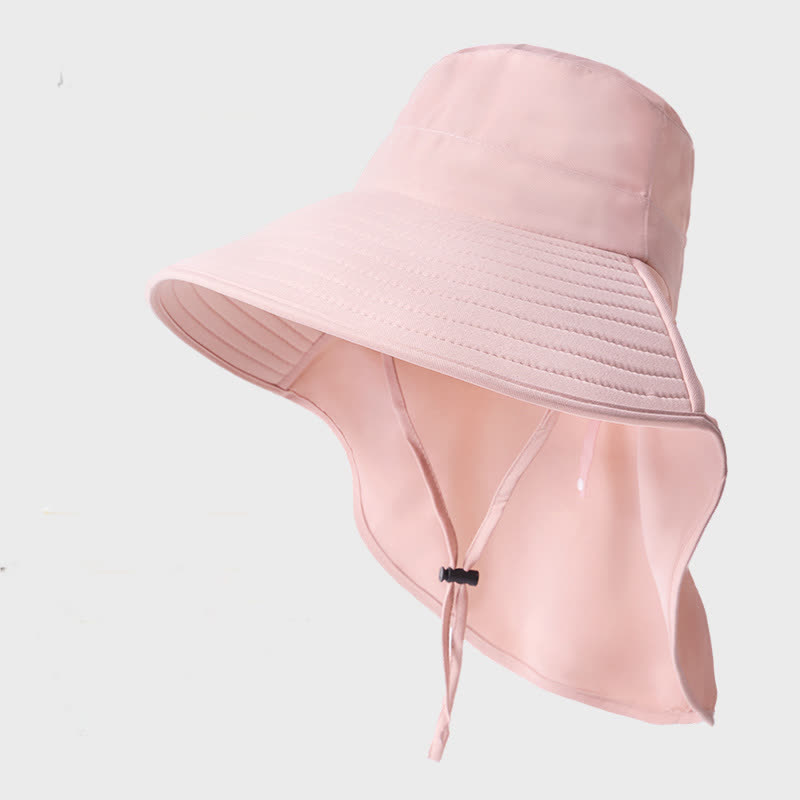 Outdoor Waterproof Quick Dry Bucket Hat - Pink - One Size - image 6