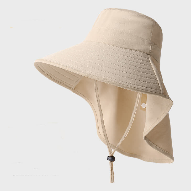Outdoor Waterproof Quick Dry Bucket Hat - Khaki - One Size - image 4