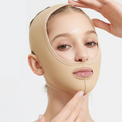 Post Surgery Elastic Facial Lifting Compression Headgear - image 3
