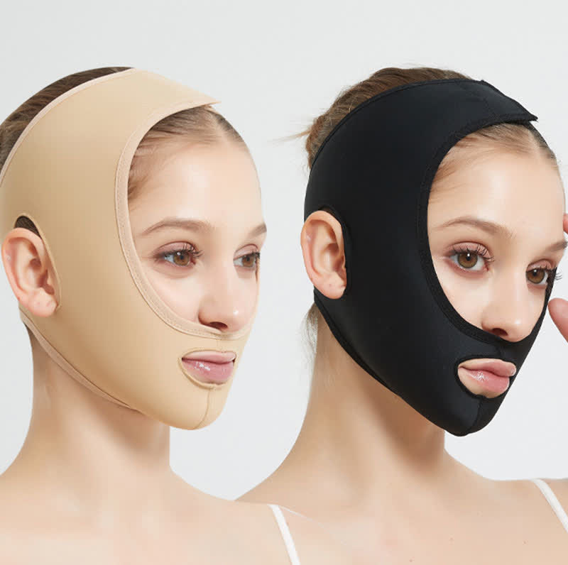 Post Surgery Elastic Facial Lifting Compression Headgear - image 1