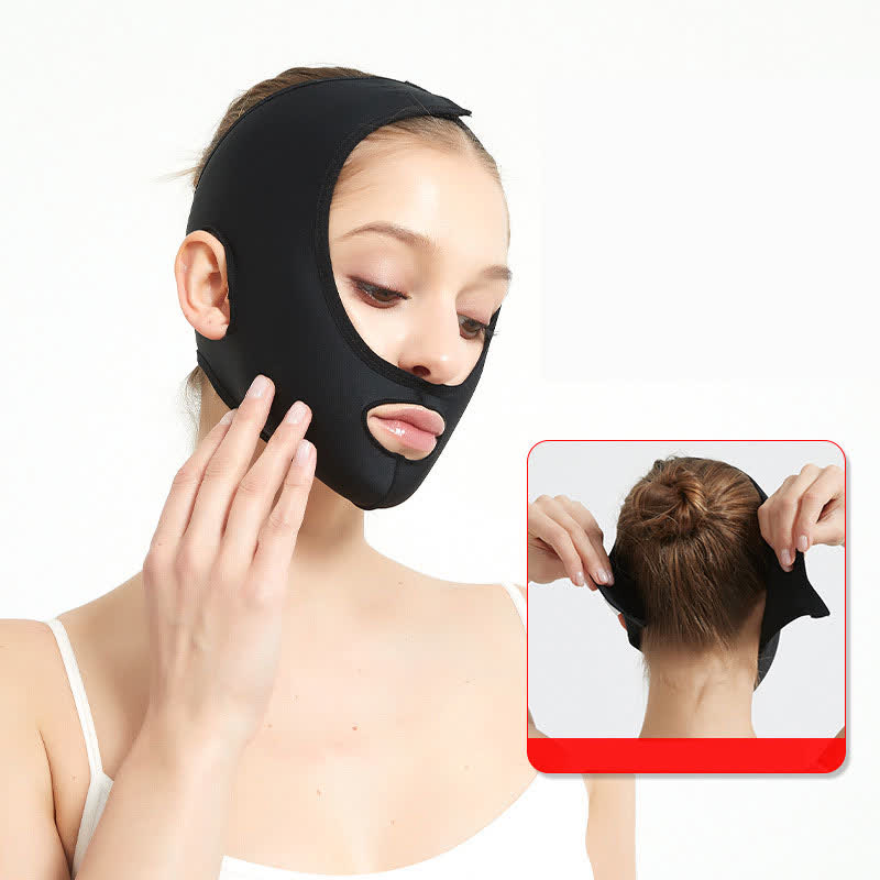 Post Surgery Elastic Facial Lifting Compression Headgear - image 10