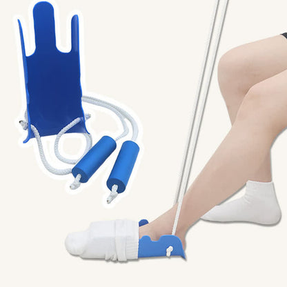 No-Bend Sock Assist Device - Blue - image 0