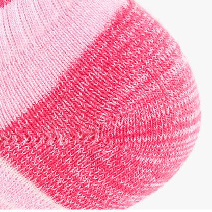 Color-Block Breathable Cotton Running Socks(6 Pairs) - image 3