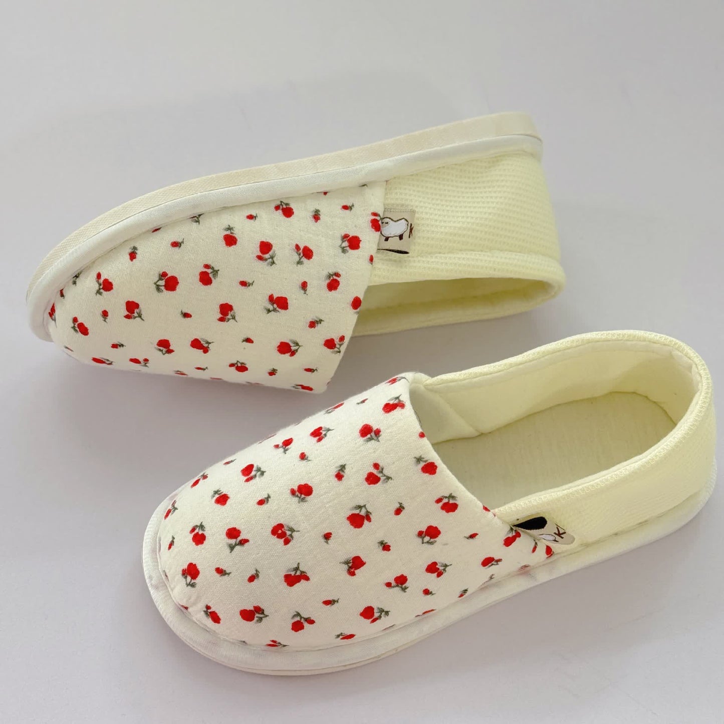 Floral Non-Slip Canvas Home Slippers - image 2