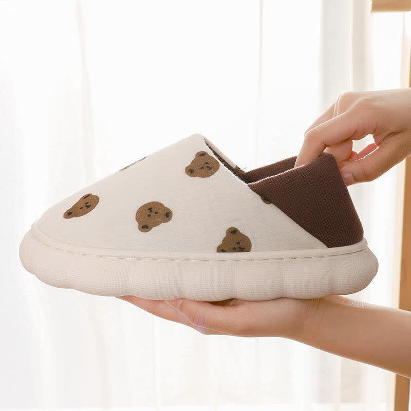 Cartoon Print Thick-Soled Non-Slip Closed-Back Slippers - image 10