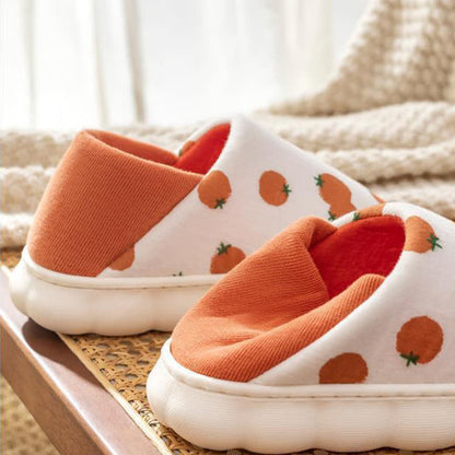 Cartoon Print Thick-Soled Non-Slip Closed-Back Slippers - image 6