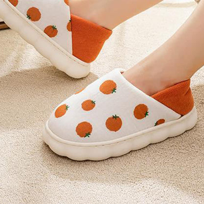 Cartoon Print Thick-Soled Non-Slip Closed-Back Slippers - image 4