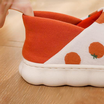 Cartoon Print Thick-Soled Non-Slip Closed-Back Slippers - image 7