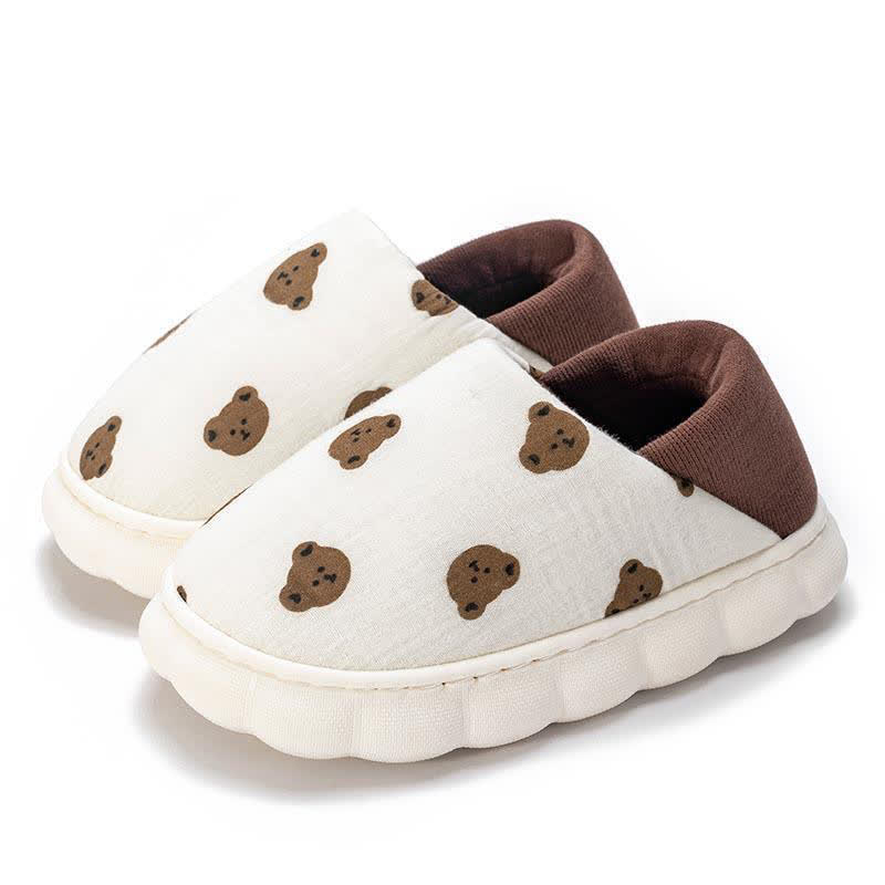 Cartoon Print Thick-Soled Non-Slip Closed-Back Slippers - image 13